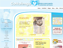 Tablet Screenshot of cottolengo.org