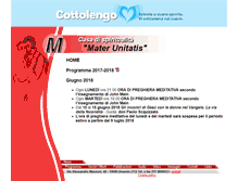 Tablet Screenshot of materunitatis.cottolengo.org